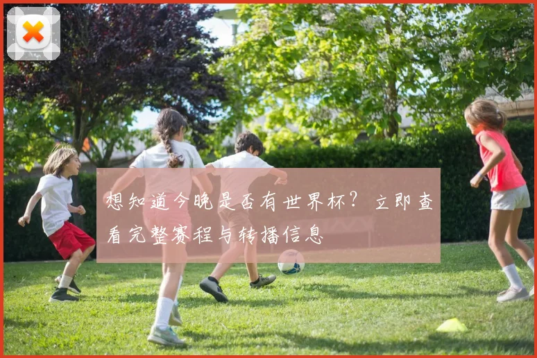 想知道今晚是否有世界杯?立即查看完整赛程与转播信息
